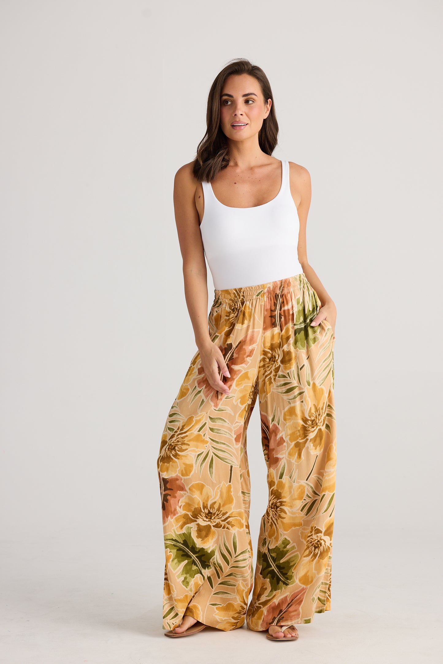 Fly Away Pant by Holiday Trading - Majesty Palm