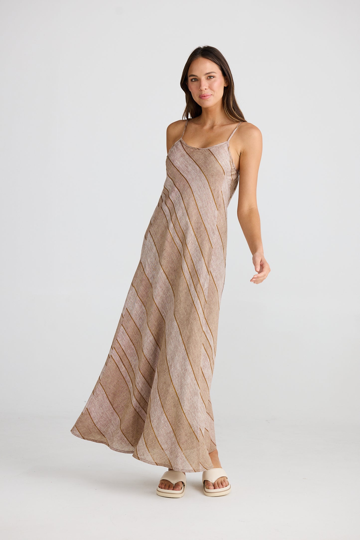 Claro Maxi Dress Diego Stripe by The Shanty