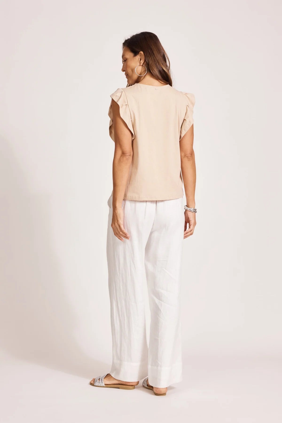 FRANCIA FRILL TANK - STONE by eb&ive