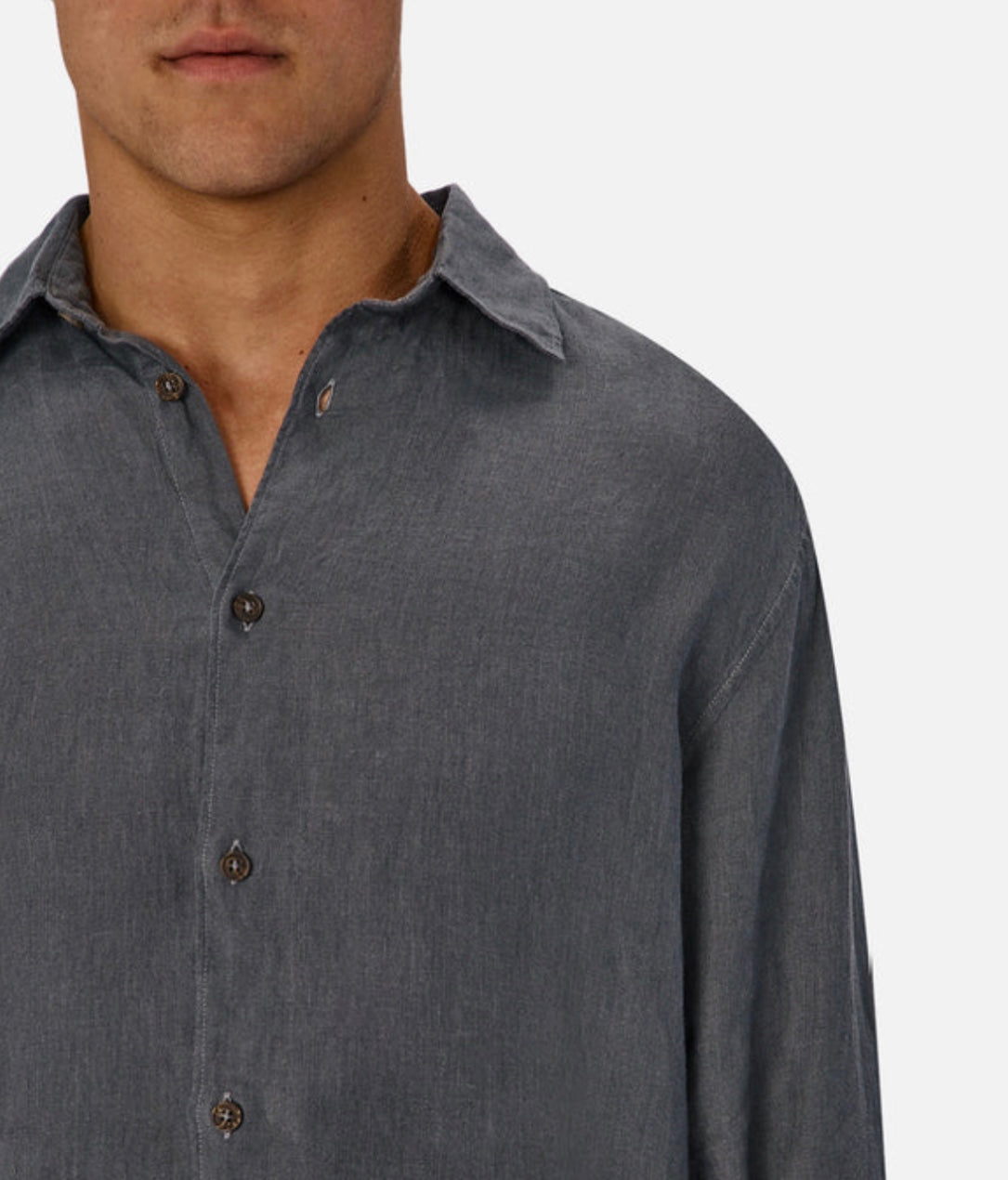 The St Martins Long Sleeve Linen Shirt - Diesel by Industrie Clothing