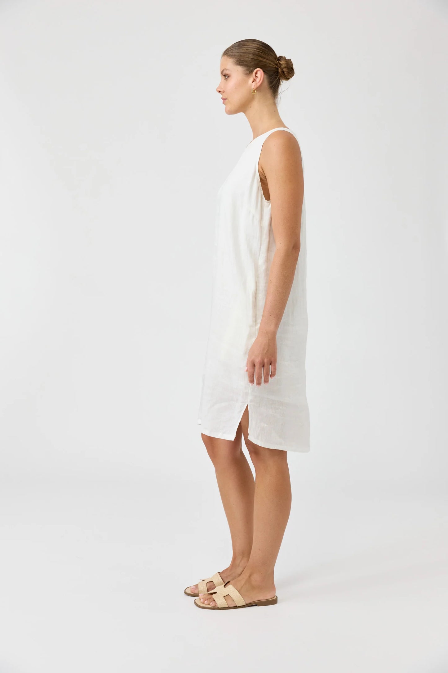 STUDIO MIDI DRESS - SALT by eb&ive
