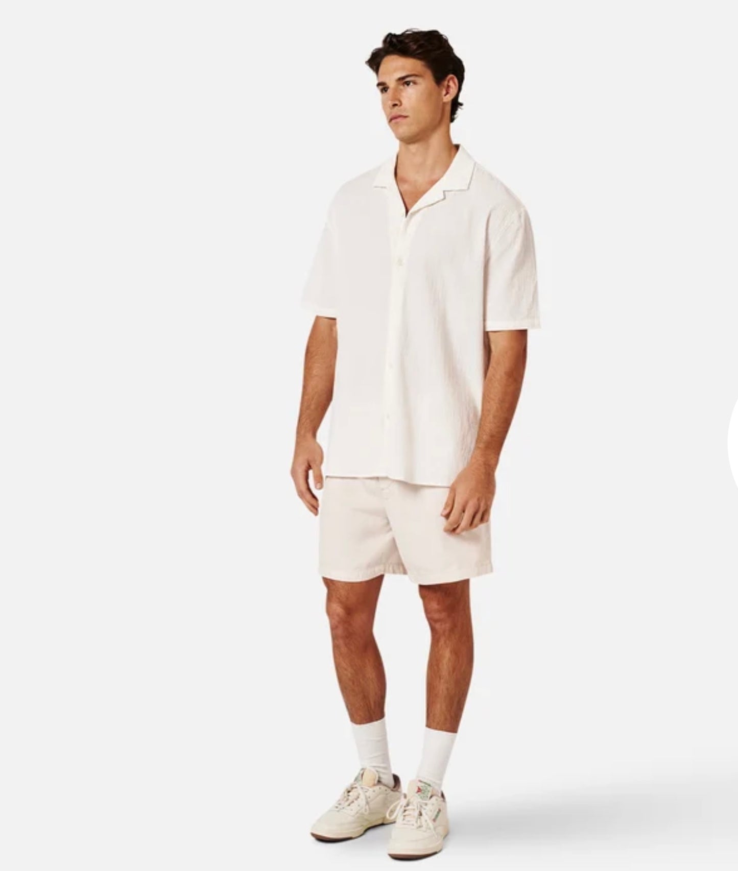 The Magna Short Sleeve Shirt - Off White by Industrie Clothing