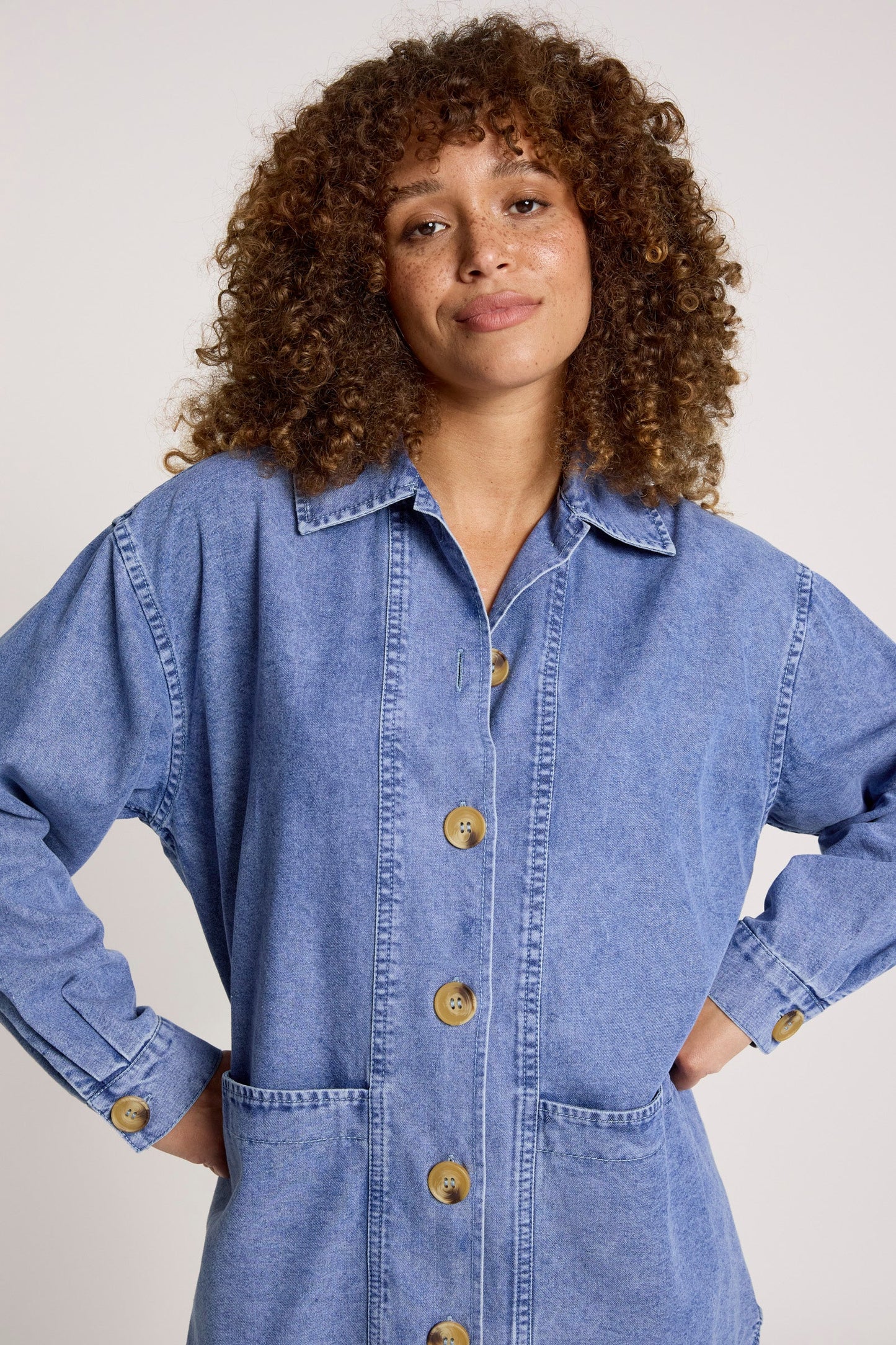 BODHI DENIM JACKET - DENIM by Eb&ive