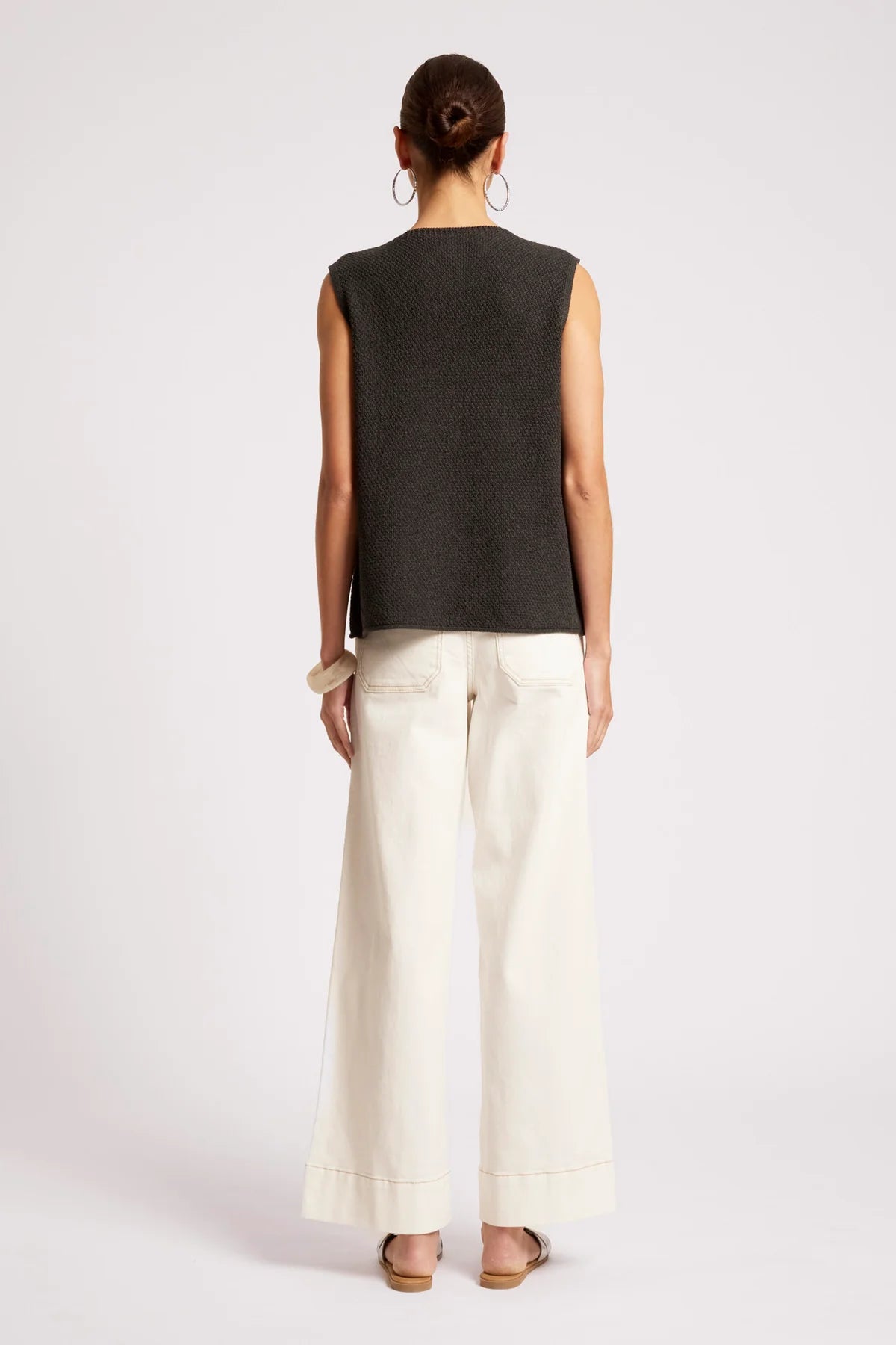 MARIS KNIT VEST - BLACK by Eb&ive