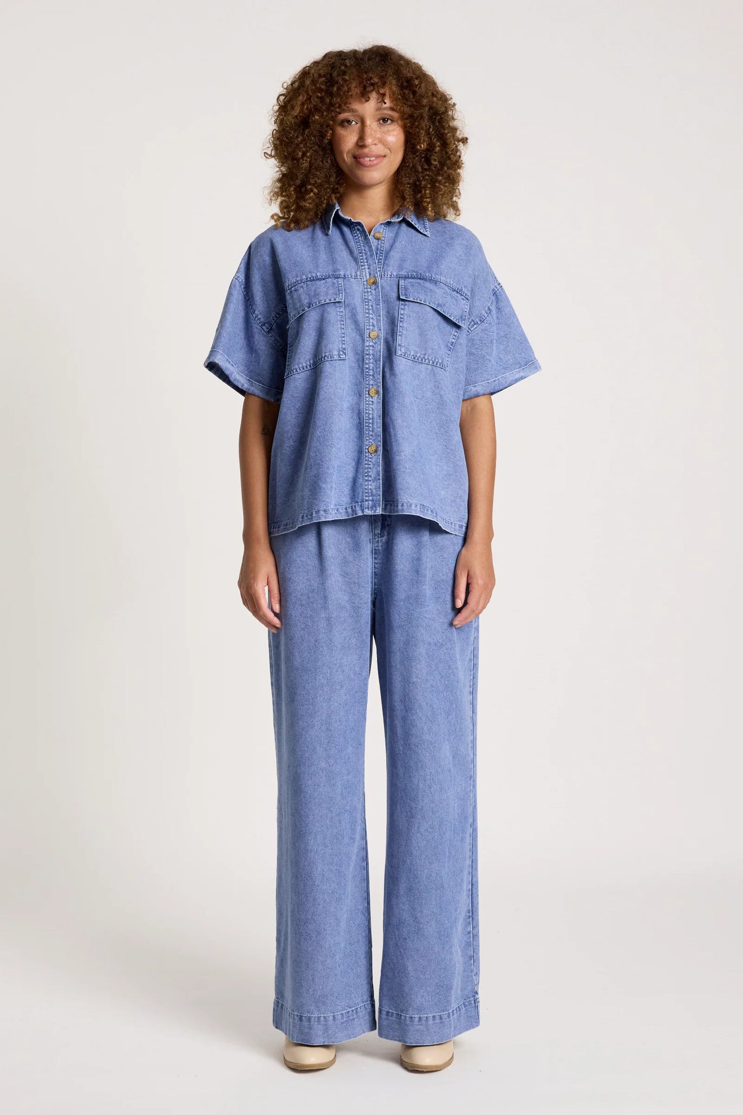 BODHI DENIM SHIRT - DENIM by Eb&ive