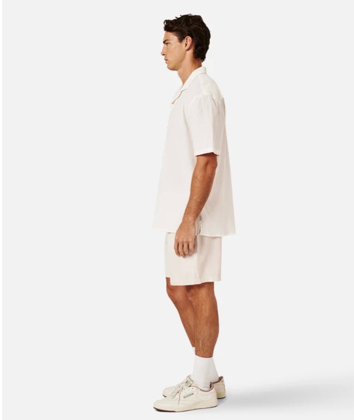 The Magna Short Sleeve Shirt - Off White by Industrie Clothing