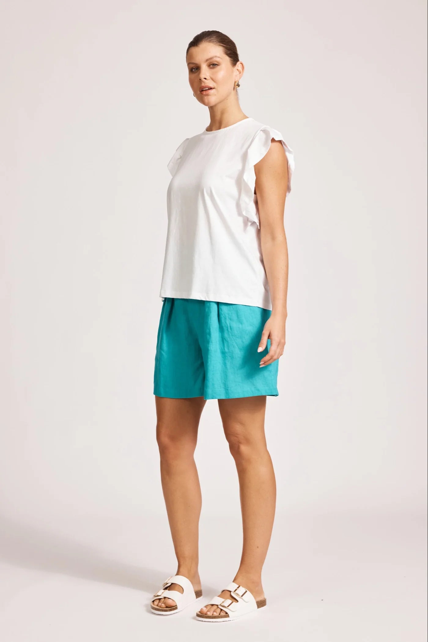 FRANCIA FRILL TANK - WHITE by eb&ive