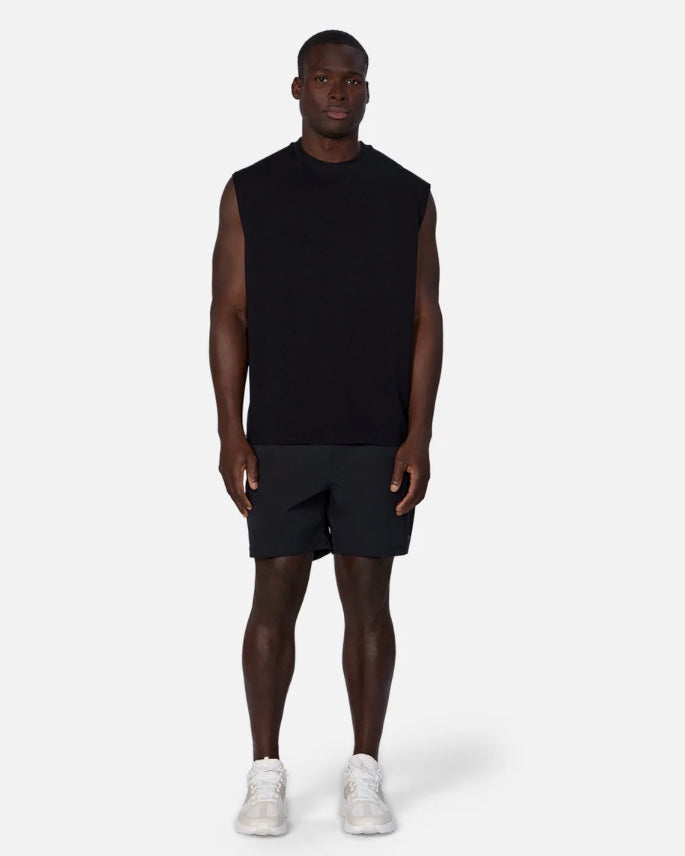 The Freeman Sleeveless Tee - Black by Industrie clothing