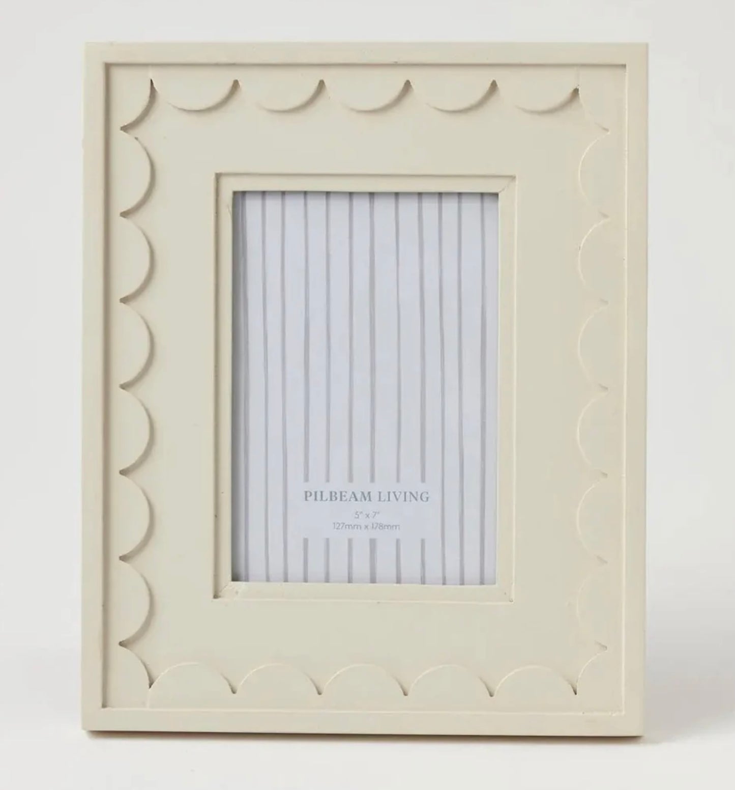 Willow Photo Frame 5x7 - Cream