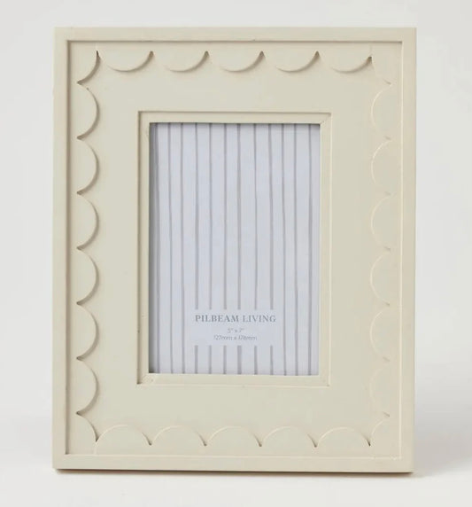 Willow Photo Frame 5x7 - Cream
