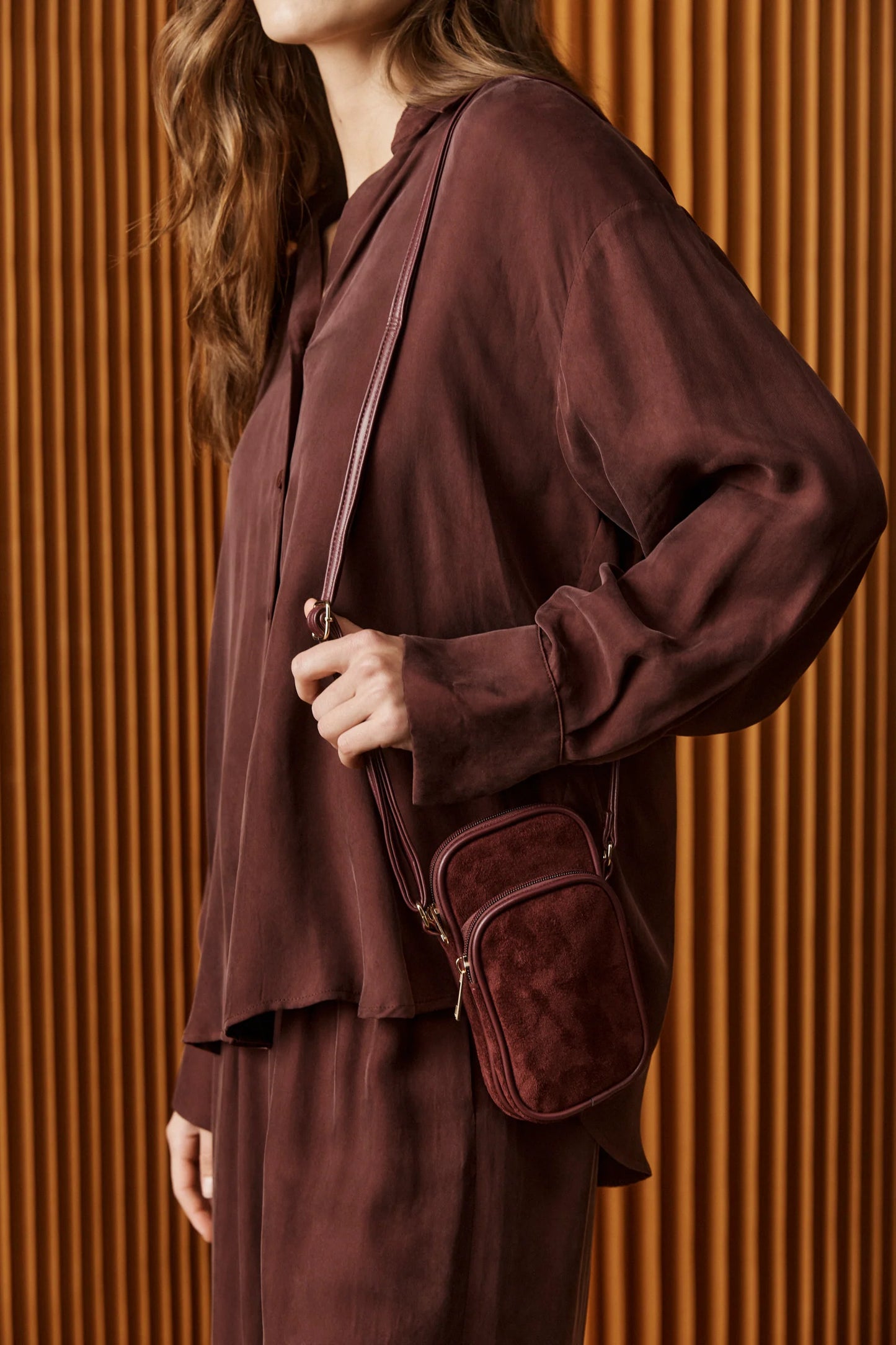 CALISTA SHIRT - MAHOGANY by Eb&ive