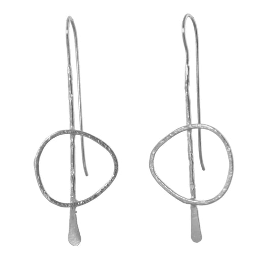 Euro Silver Matisse Hook Earrings by Melanie Woods