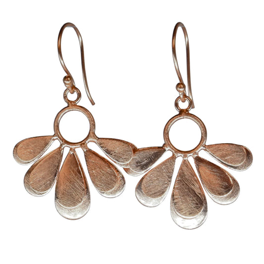 Euro Rose Gold Earrings by Melanie Woods