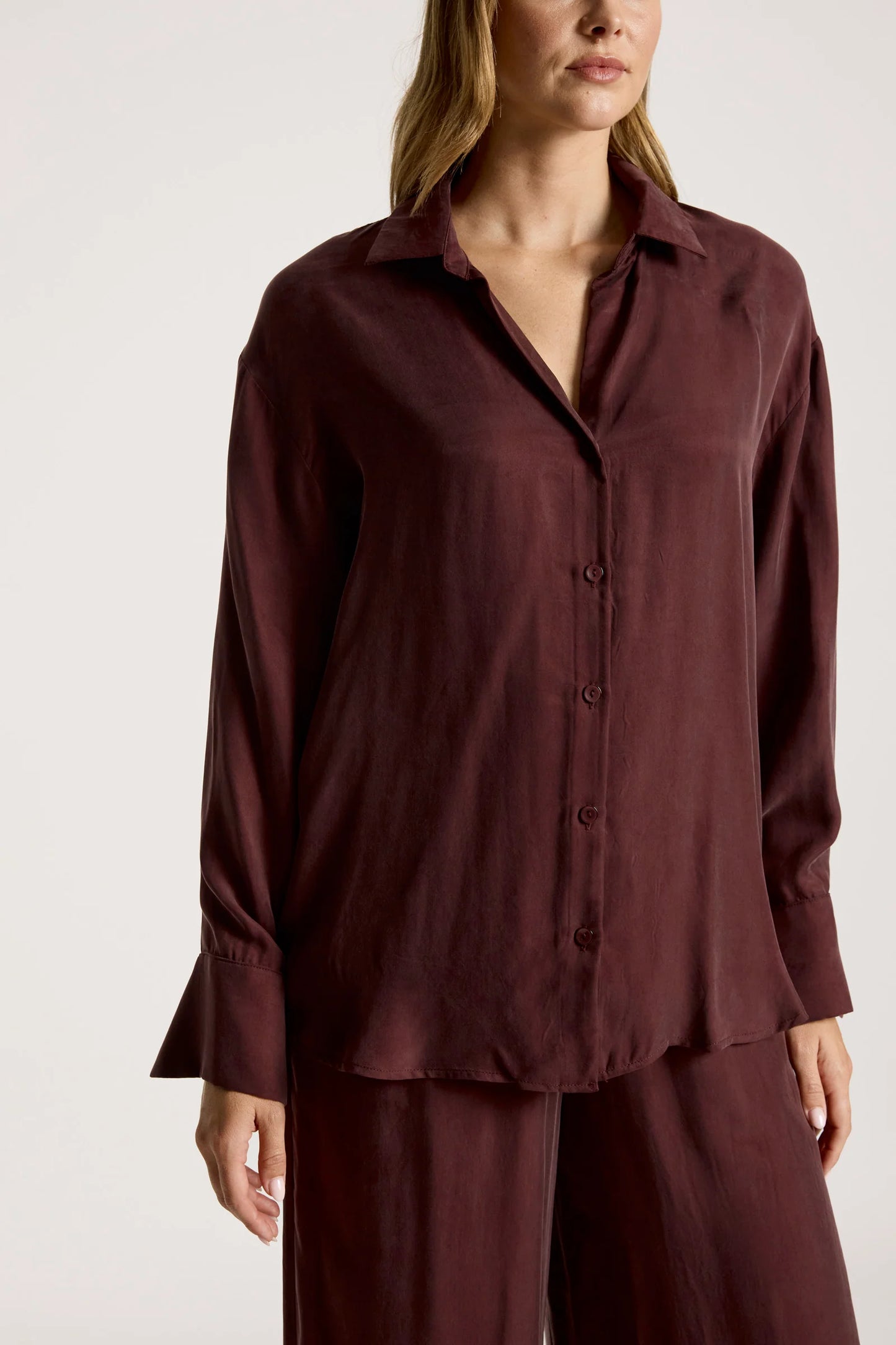 CALISTA SHIRT - MAHOGANY by Eb&ive