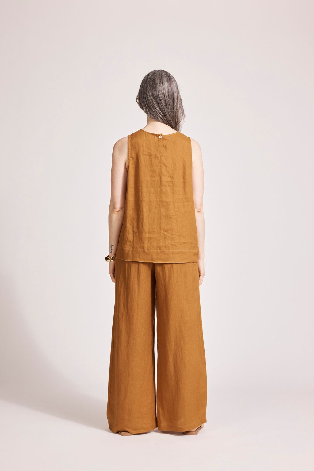 MIRAMAR TANK TOP - CARAMEL by eb&ive