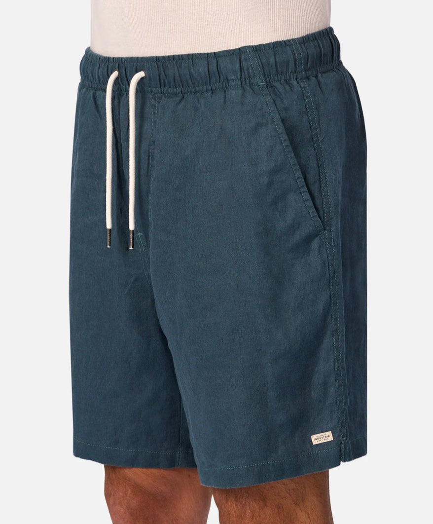The Marina Linen Short - Deep Ocean by Industrie clothing