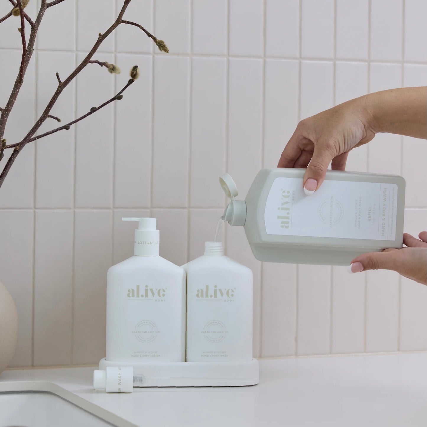 Alive Body Refill Wash - Mango & Lychee