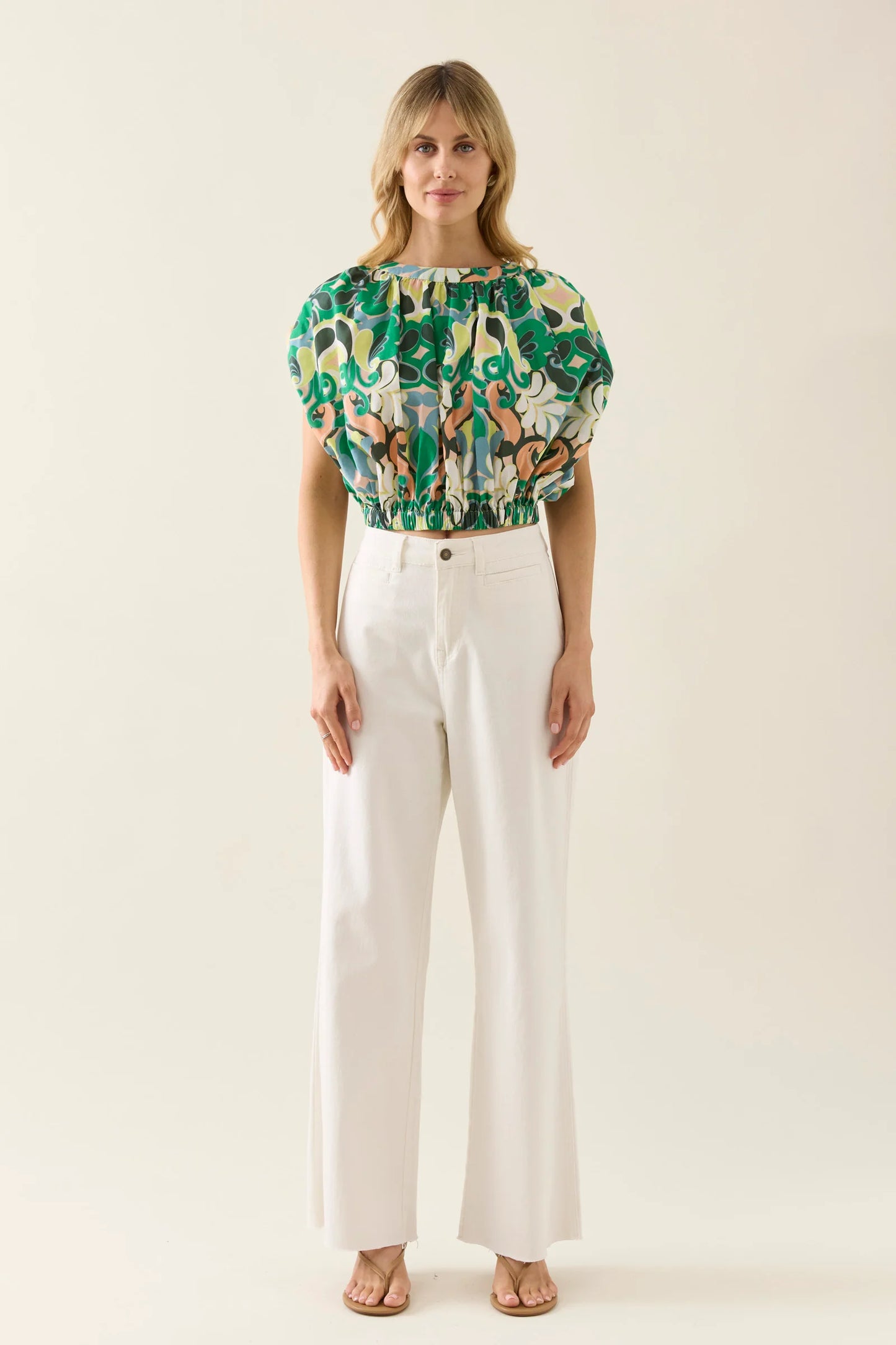 Aurora Reversible Crop Top - Paisley by IsleOfMine