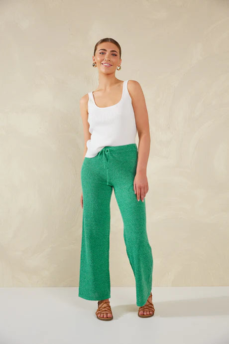 Como Knit Pant by Haven - Aqua