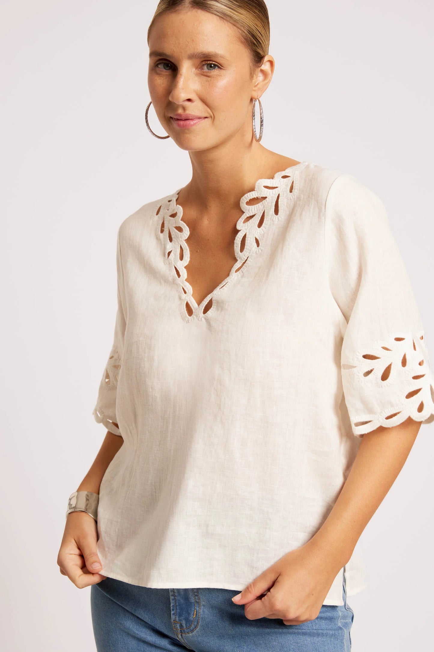 MARIS TOP - WHITE by eb&ive