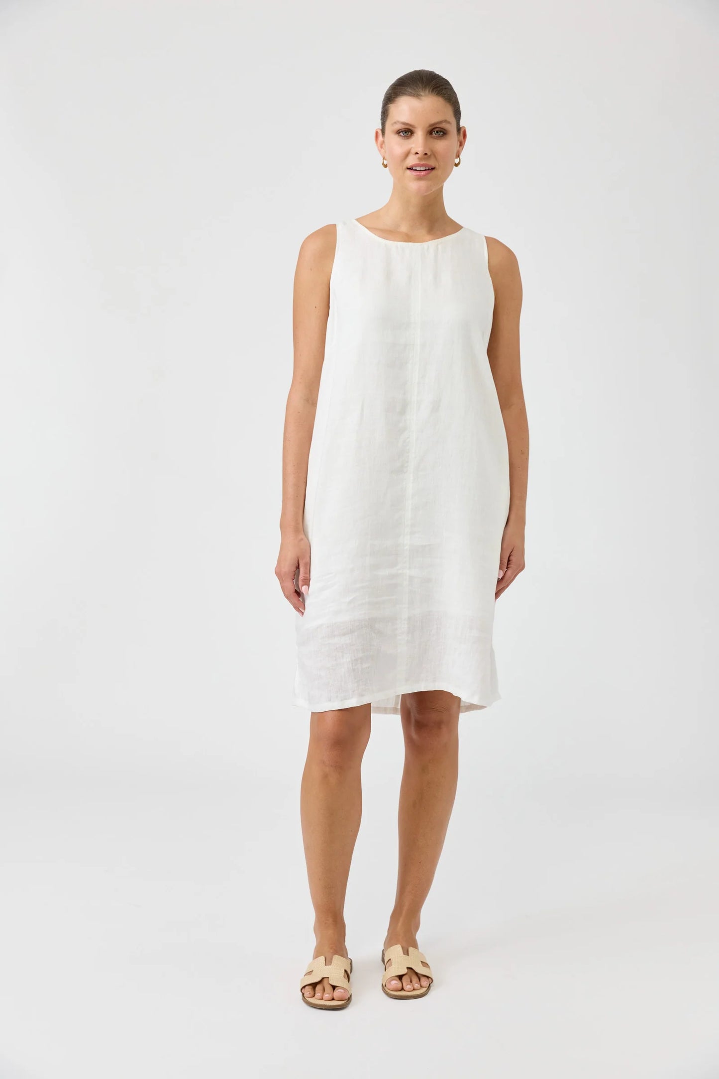 STUDIO MIDI DRESS - SALT by eb&ive