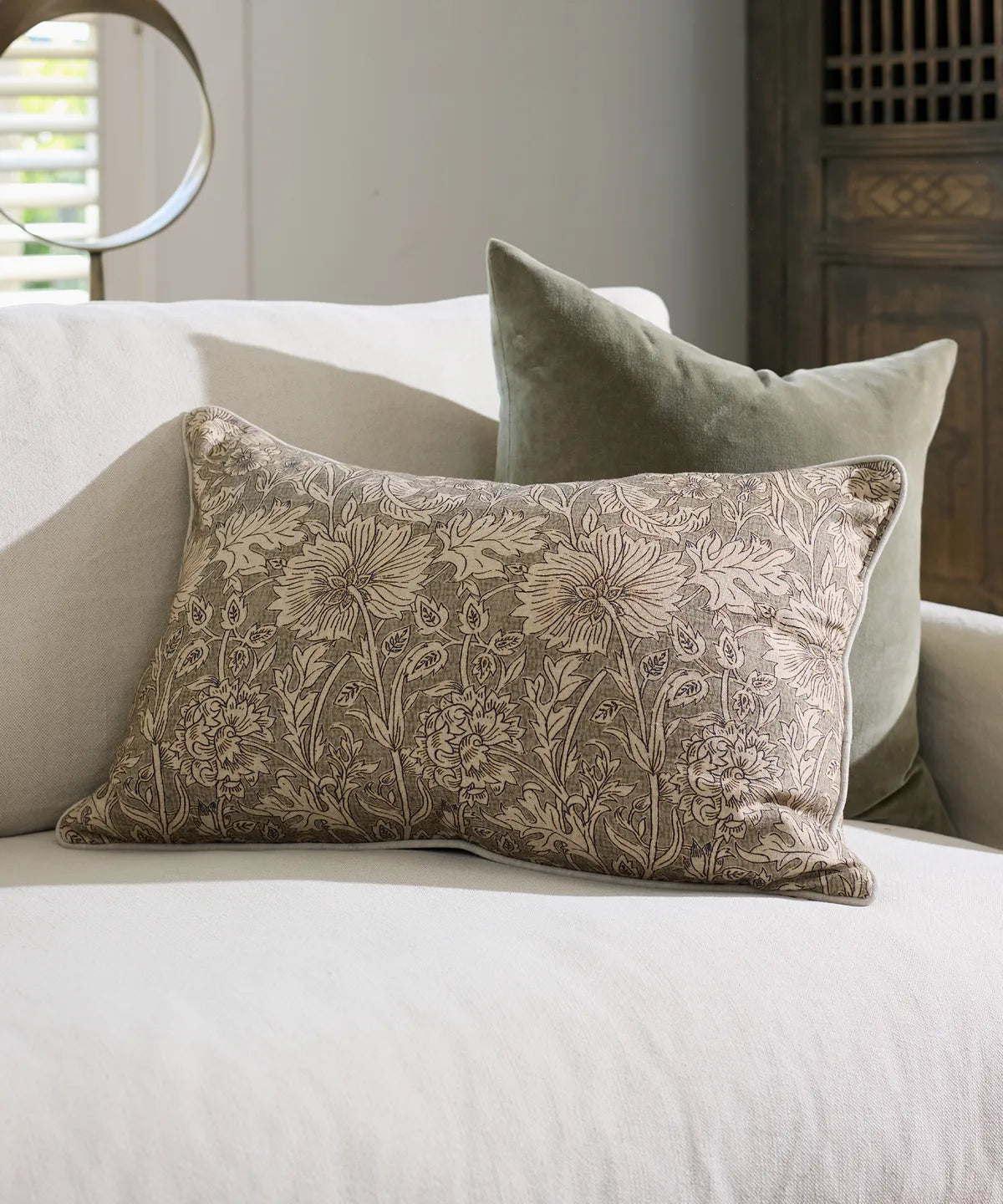 Flora Block Cushion