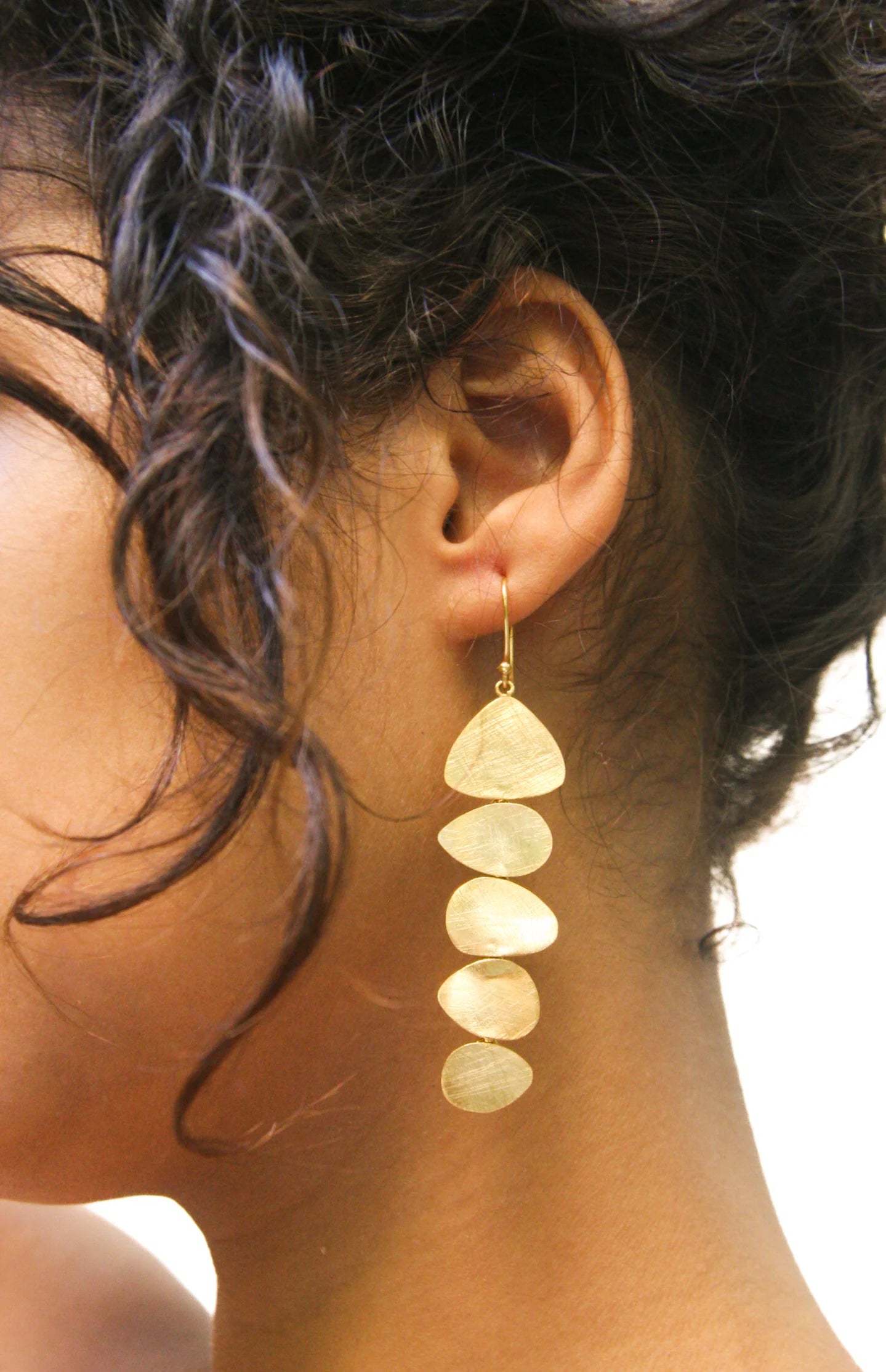 Euro Gold Earrings by Melanie Woods Worn By Sofia on Master Chef.