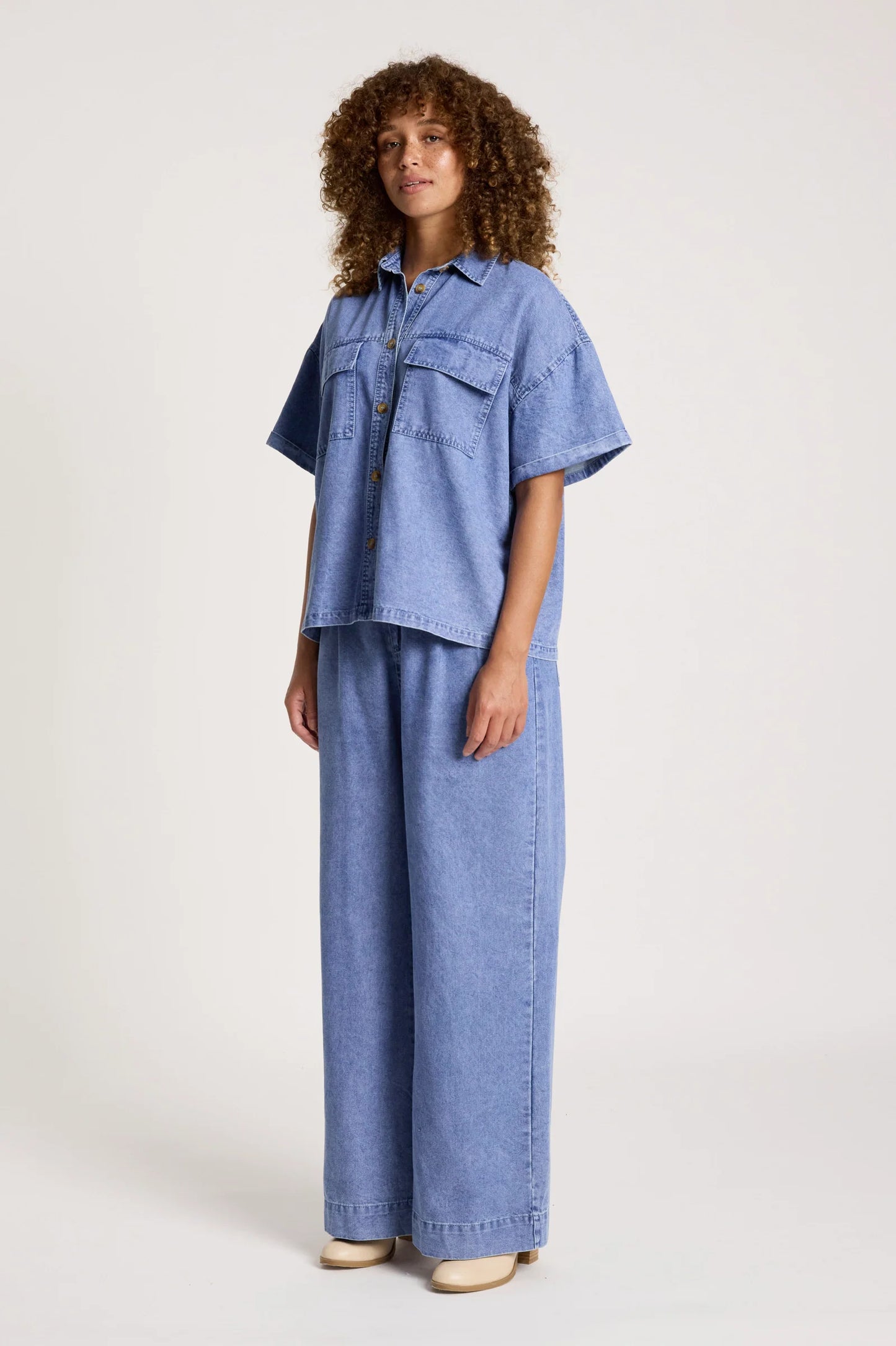 BODHI DENIM SHIRT - DENIM by Eb&ive