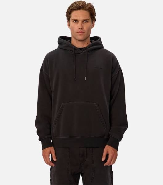 The New Del Sur Washed Hoodie - Washed Black by Industrie Clothing