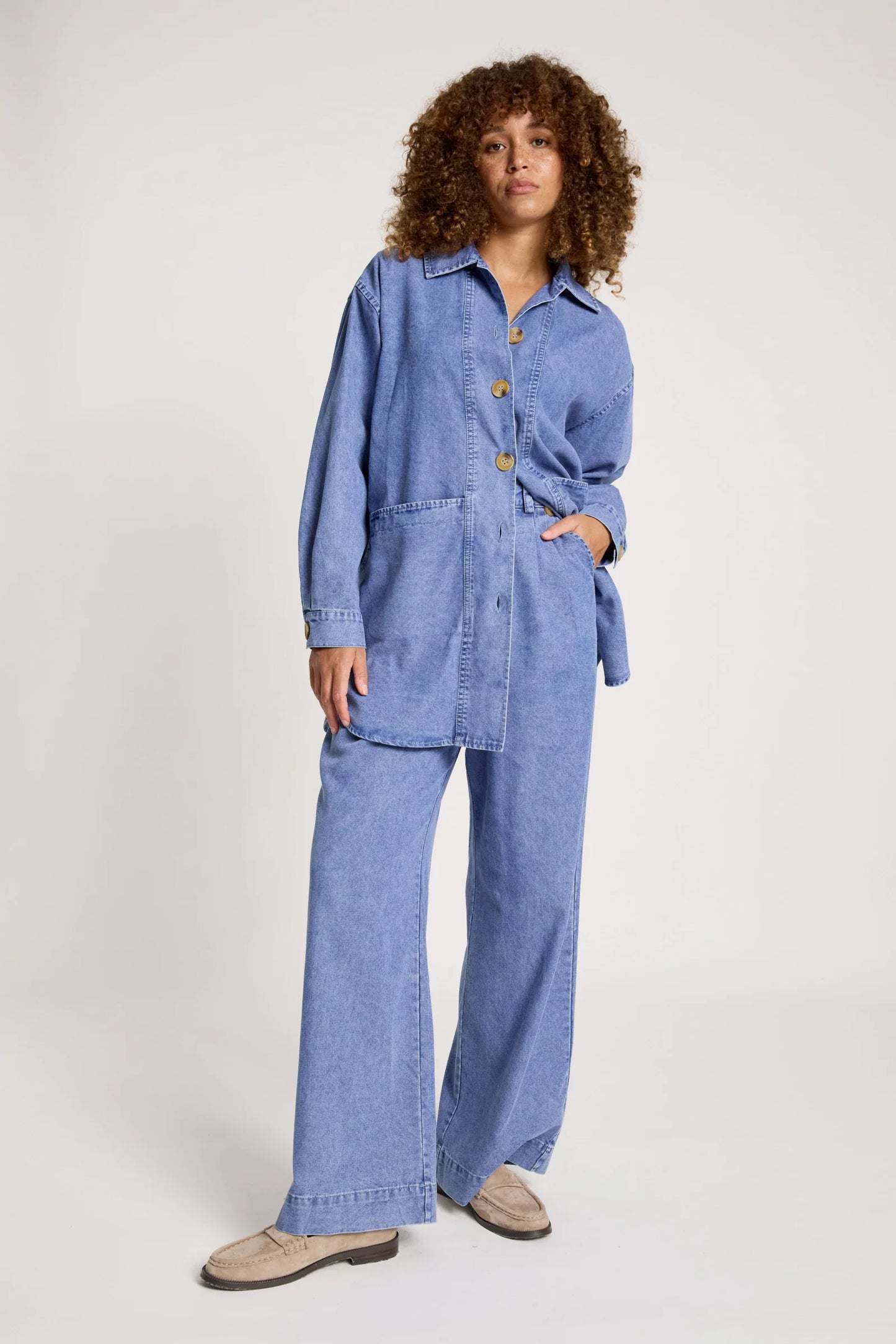 BODHI DENIM JACKET - DENIM by Eb&ive