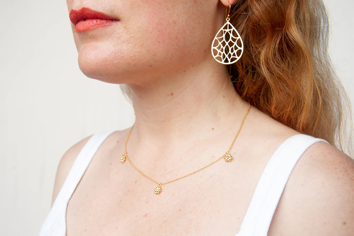 Euro Gold Earrings by Melanie Woods