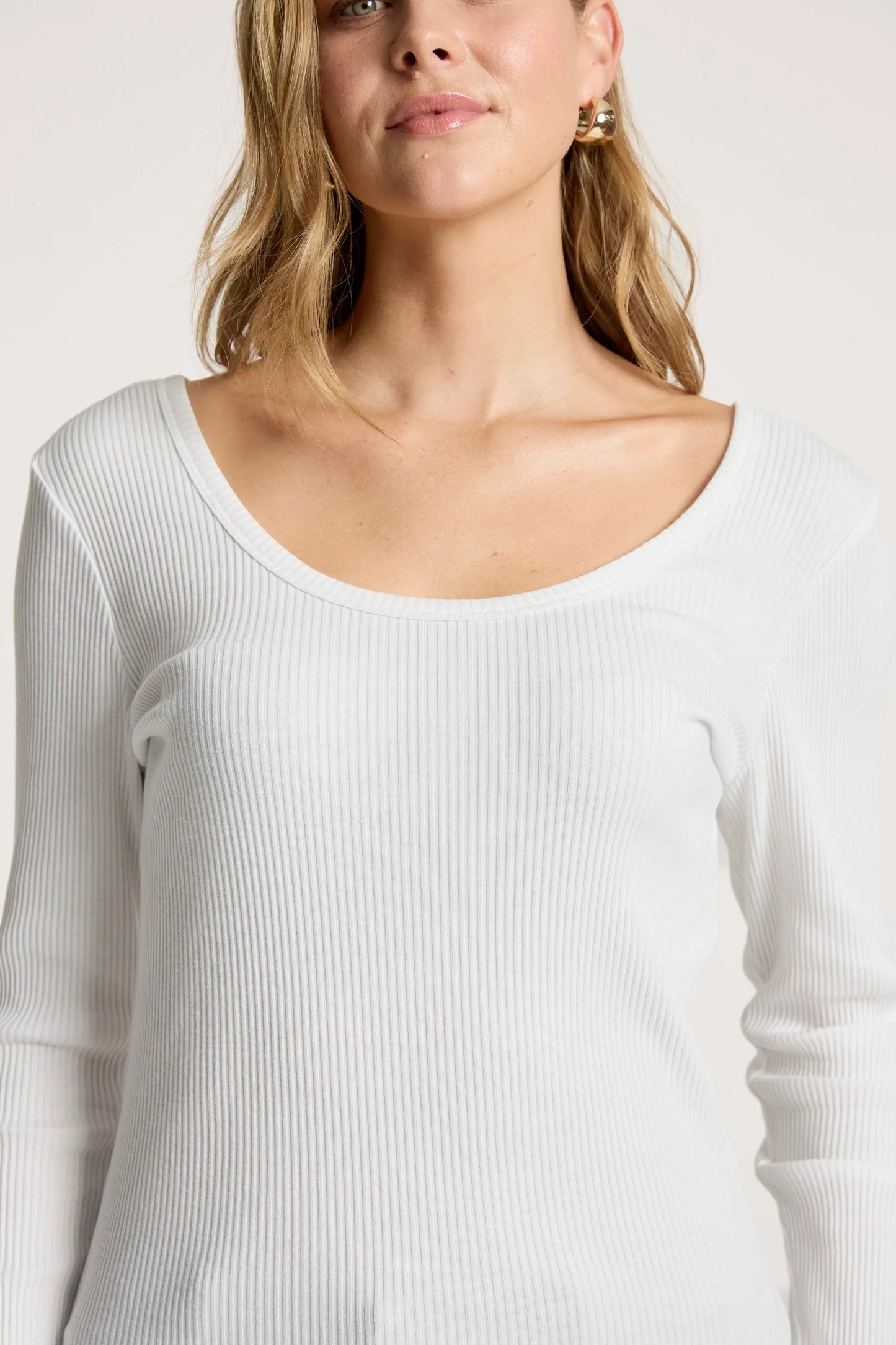 PLAGE LONG SLEEVE TSHIRT - WHITE by Eb&ive