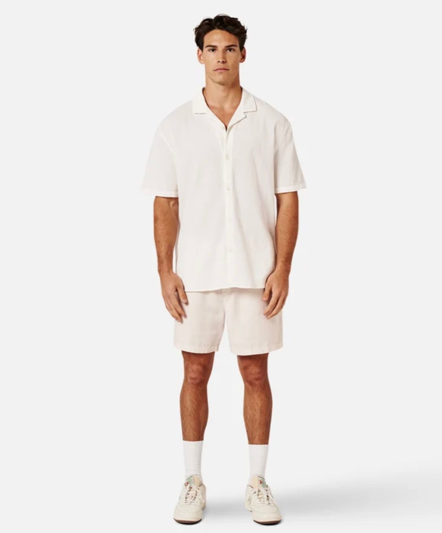 The Magna Short Sleeve Shirt - Off White by Industrie Clothing