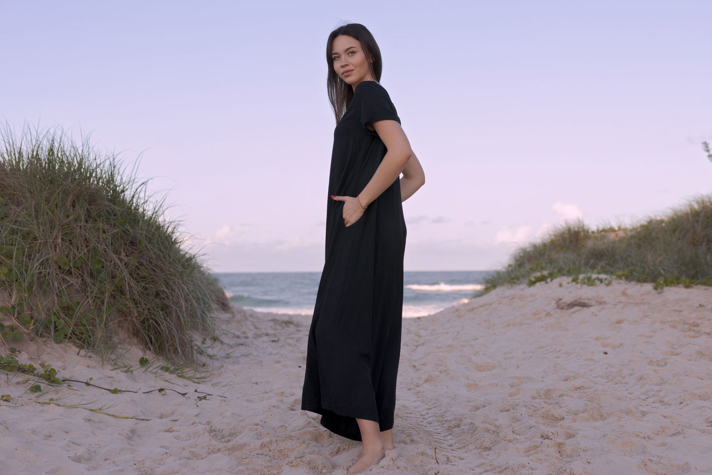 Harlow Jumpsuit by Honey+Stone - Black