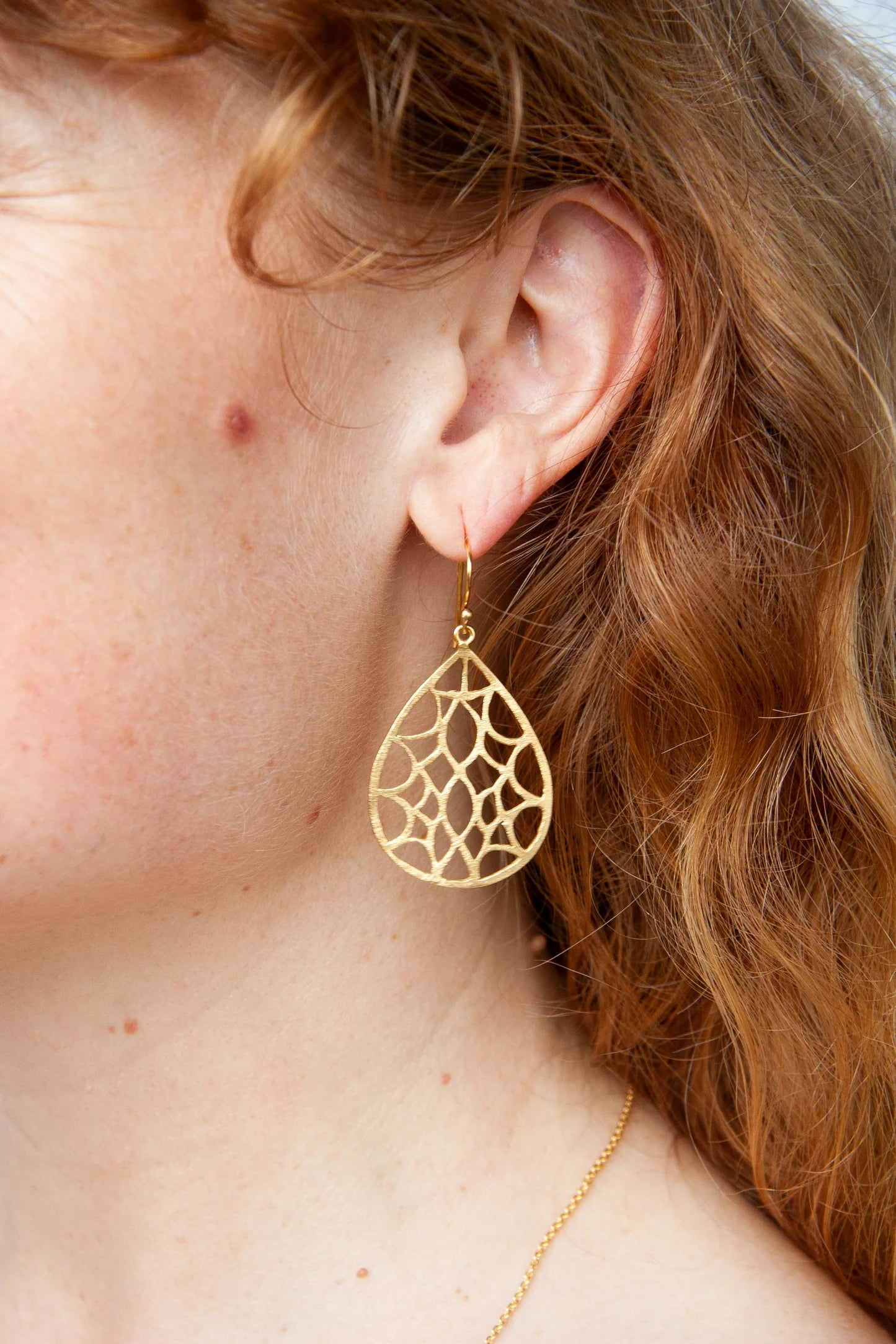 Euro Gold Earrings by Melanie Woods