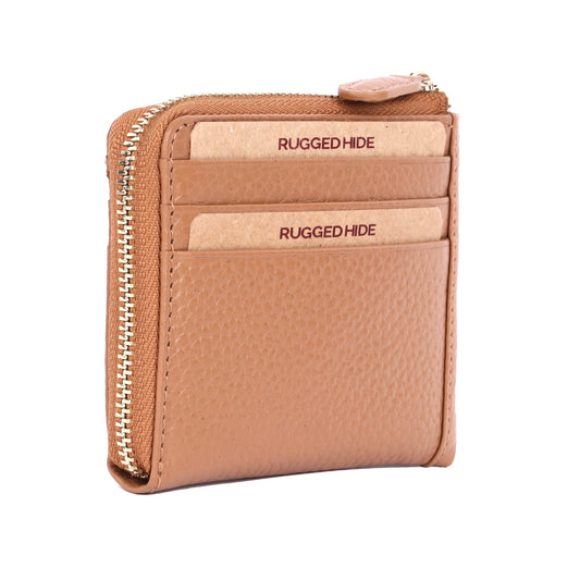 Rugged Hide Augusta Wallet - Camel