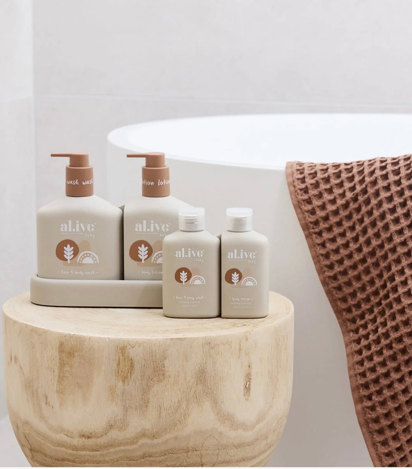 Al.ive Body Little Traveller- Baby Wash & Lotion Set