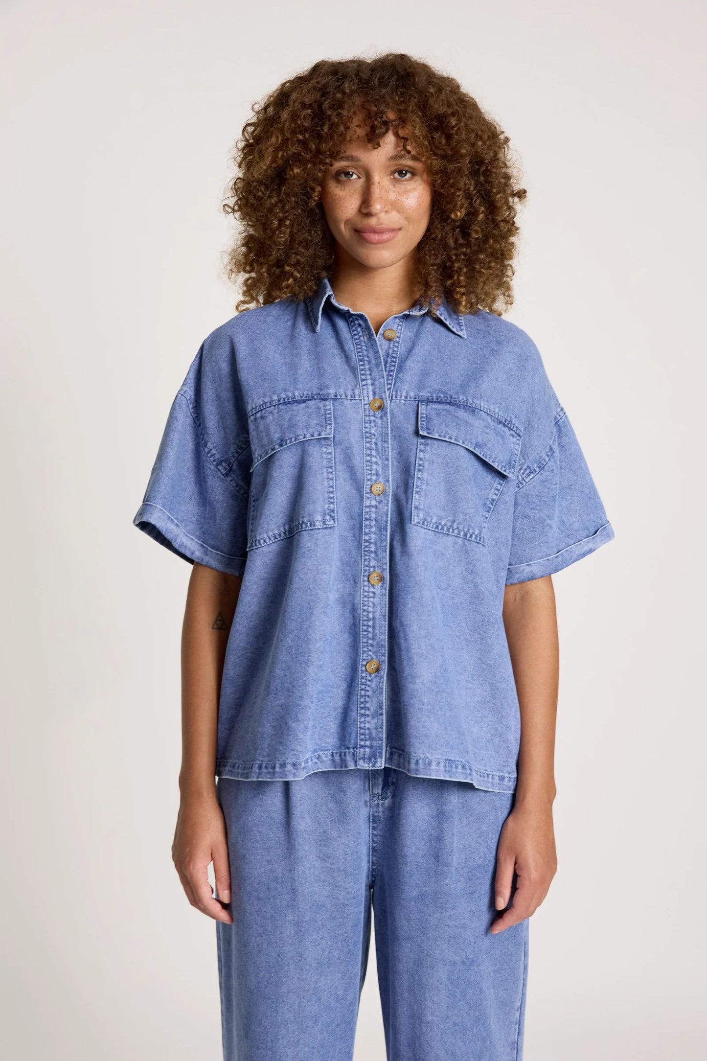 BODHI DENIM SHIRT - DENIM by Eb&ive