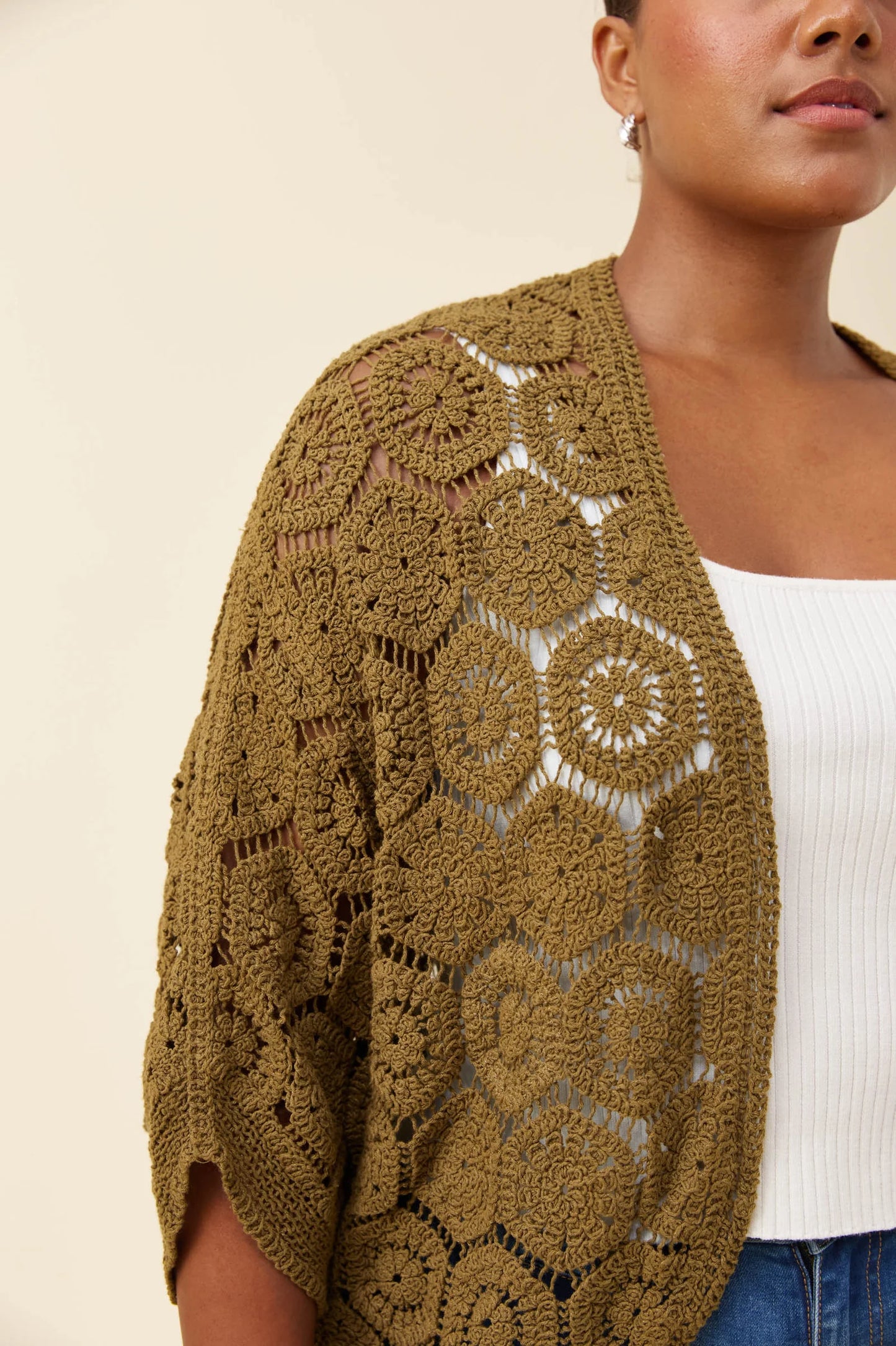 Maggie Crochet Cape by isle of mine - 3 colours available