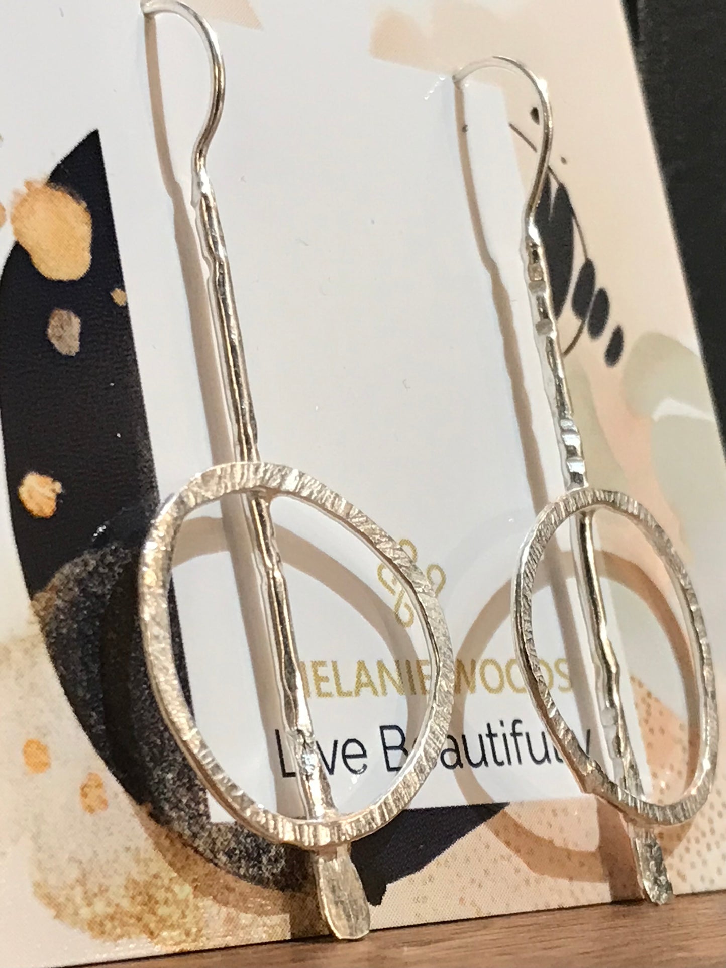 Euro Silver Matisse Hook Earrings by Melanie Woods