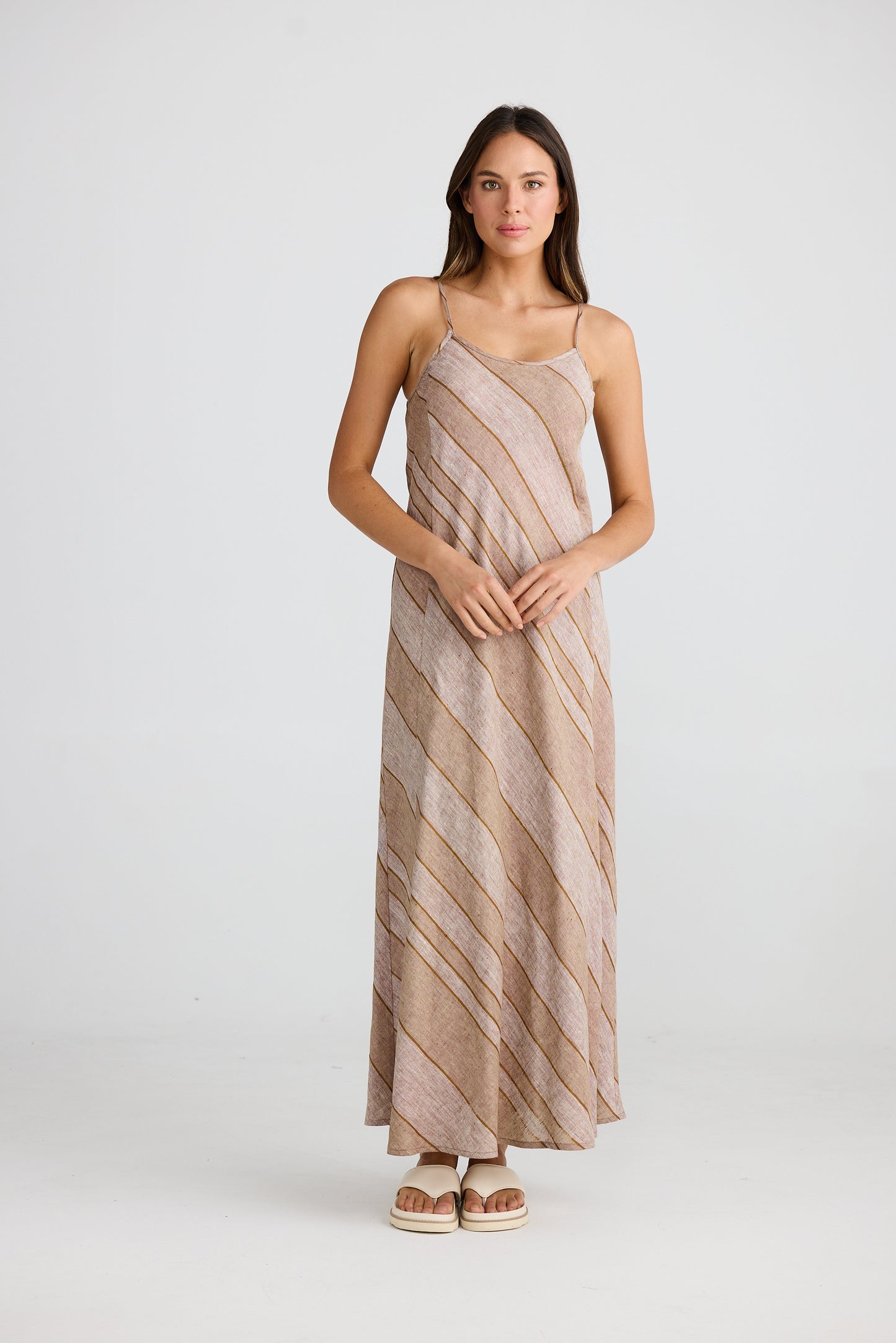 Claro Maxi Dress Diego Stripe by The Shanty