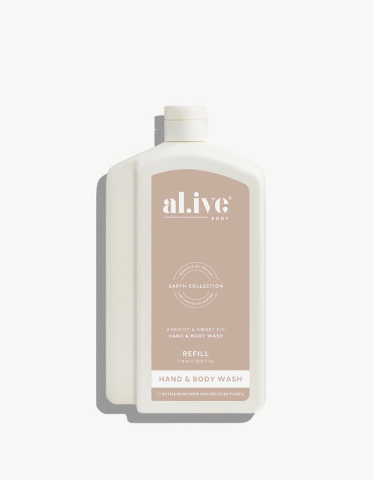 Alive Body Refill Wash - Apricot & Sweet Fig