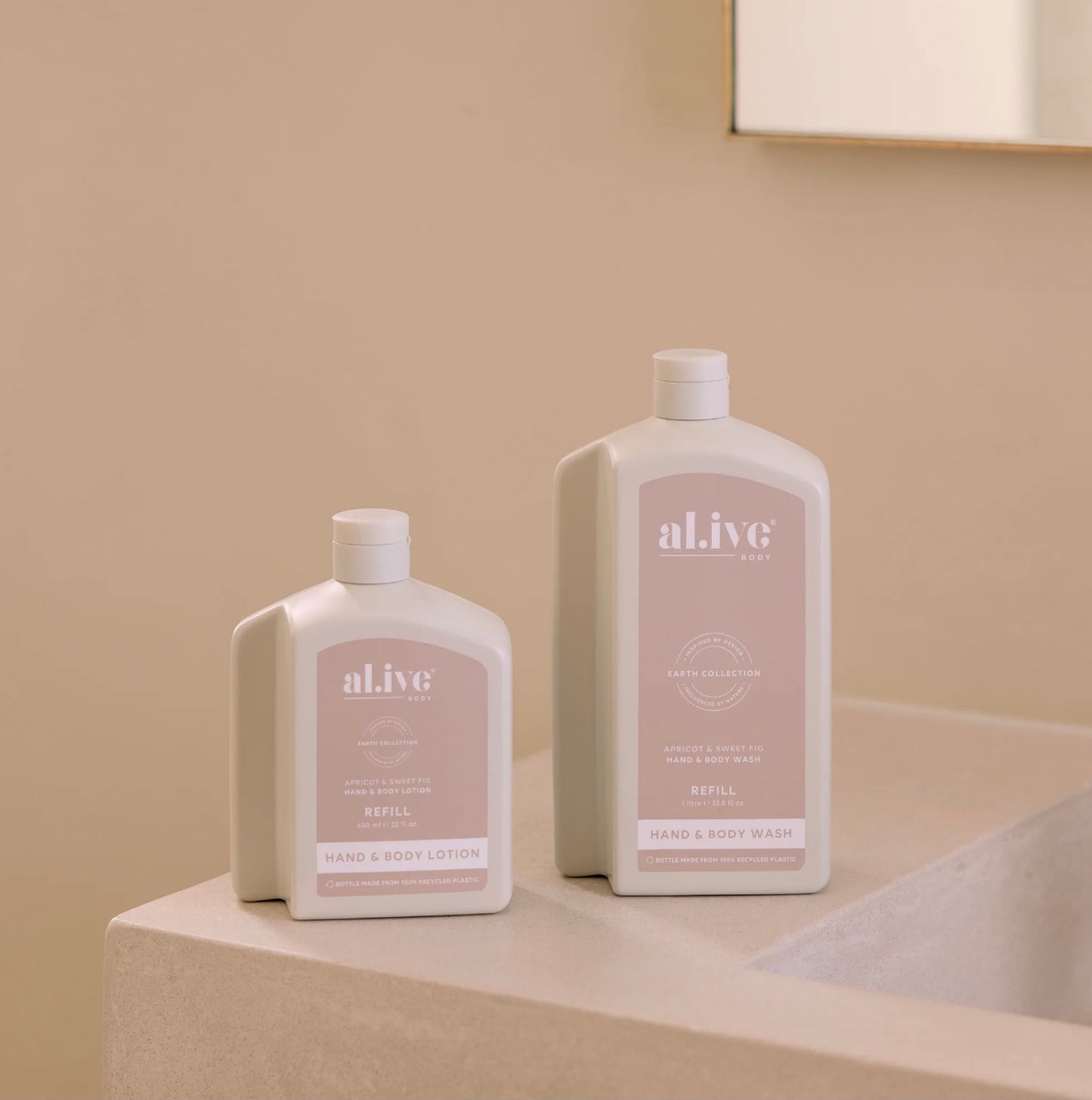 Alive Body Refill Wash - Apricot & Sweet Fig