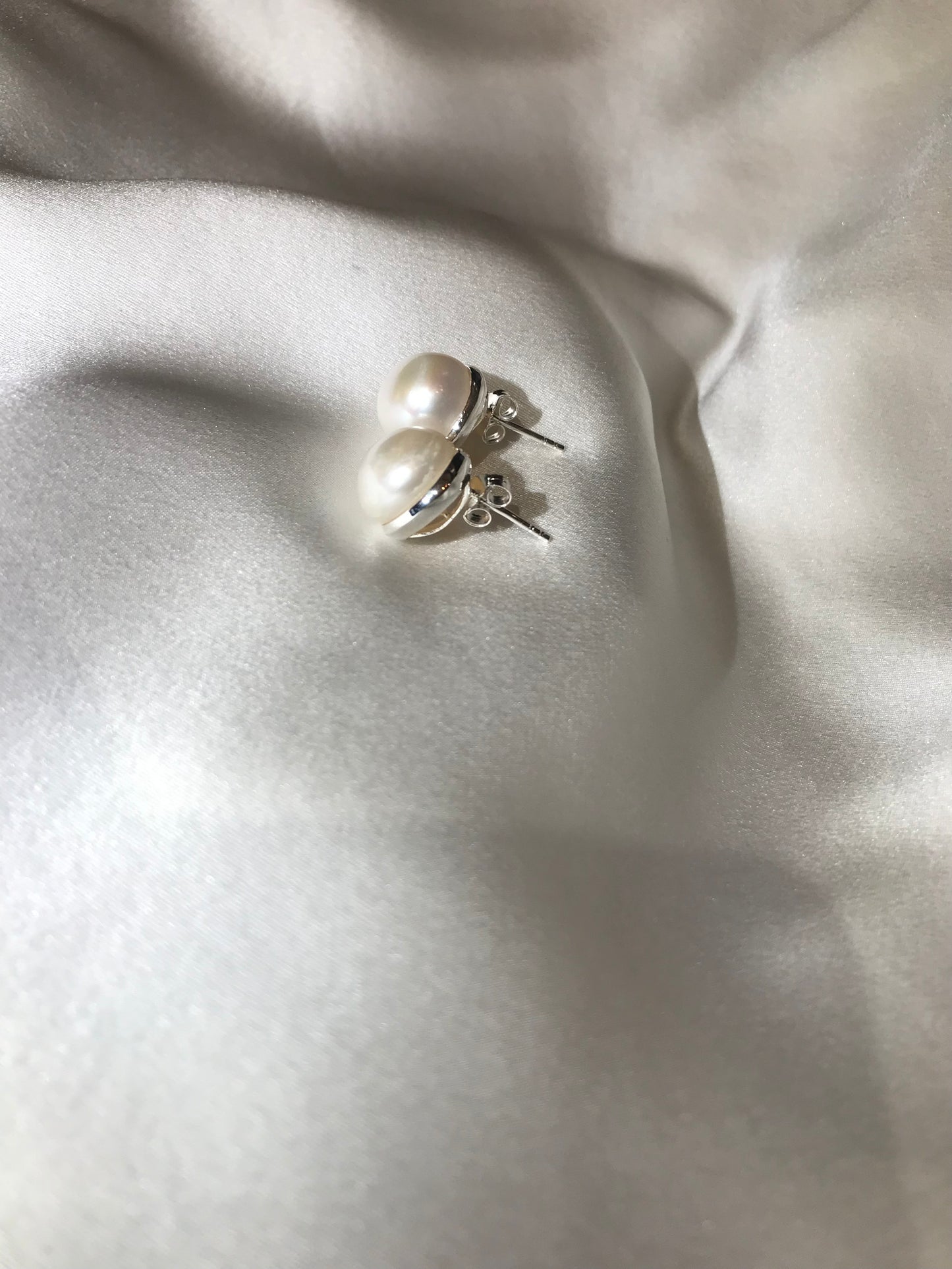 Pearl Stud Earrings by Melanie Woods