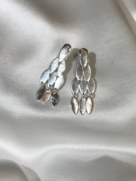 Silver Wash Earrings by Melanie Woods