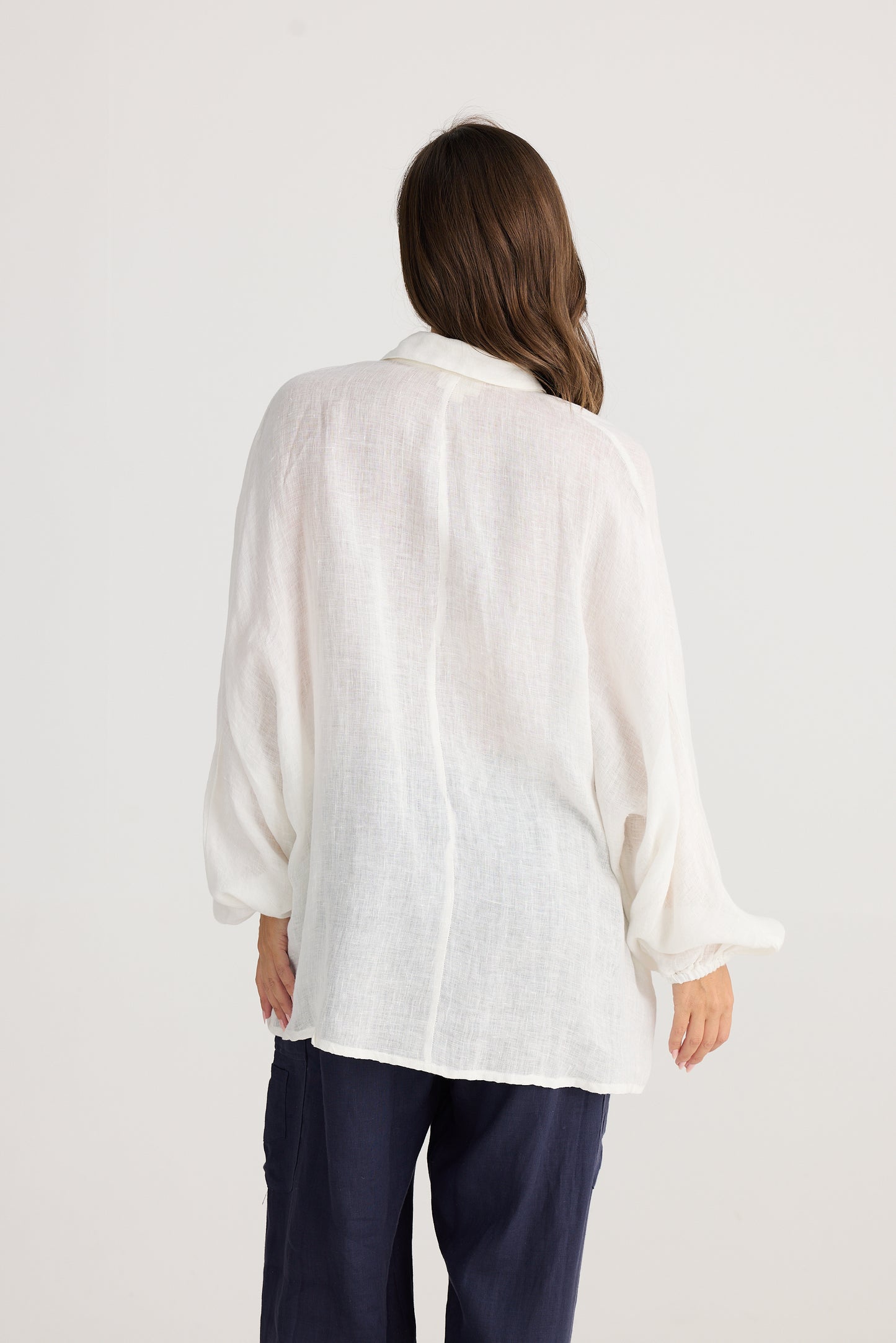 Cliffside Shirt by Holiday Trading - White Gauze