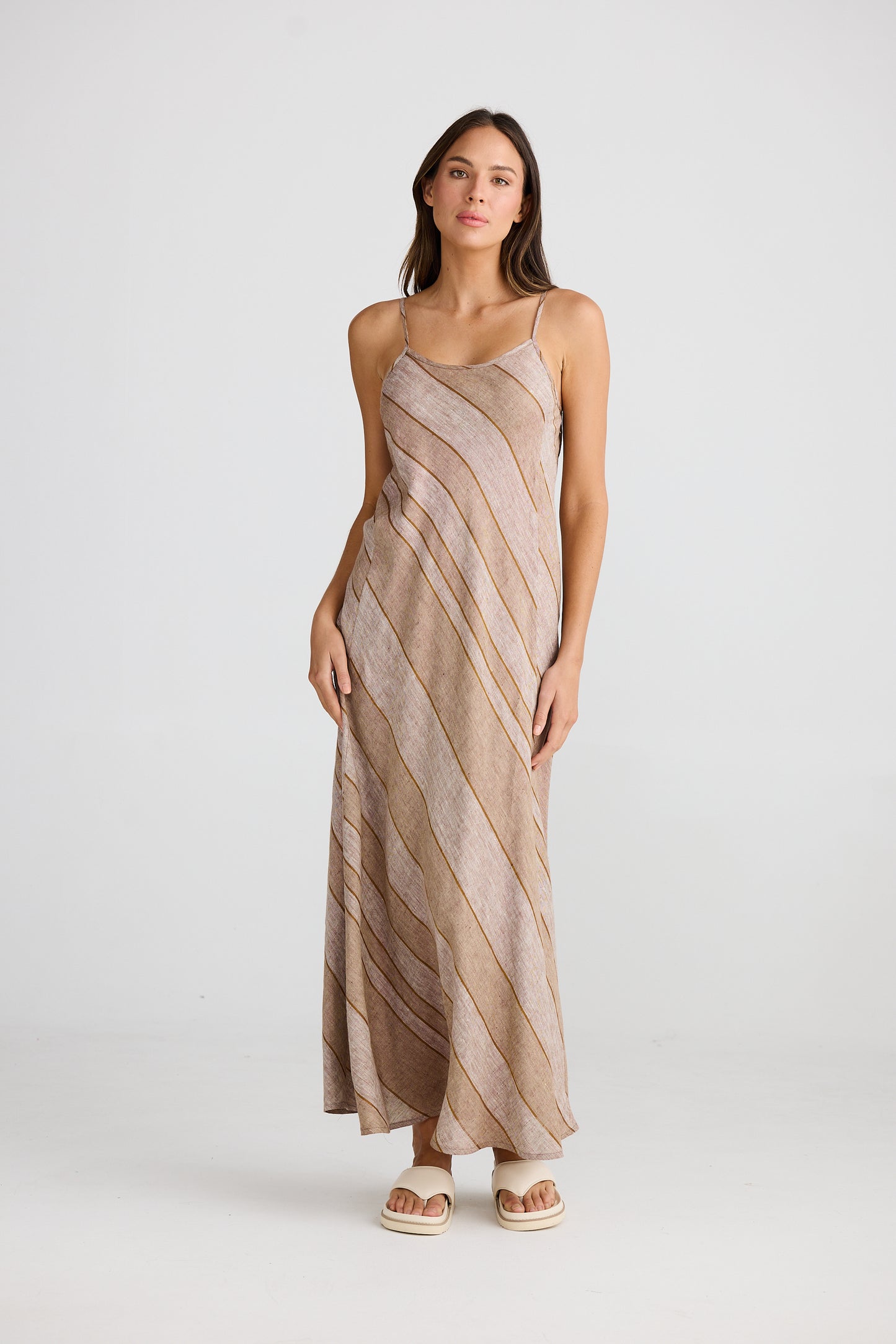 Claro Maxi Dress Diego Stripe by The Shanty