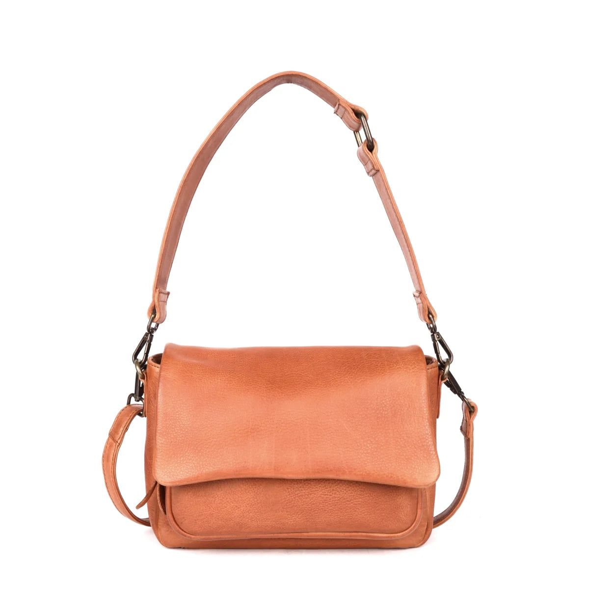 Rugged Hide Leigh Bag - Cognac