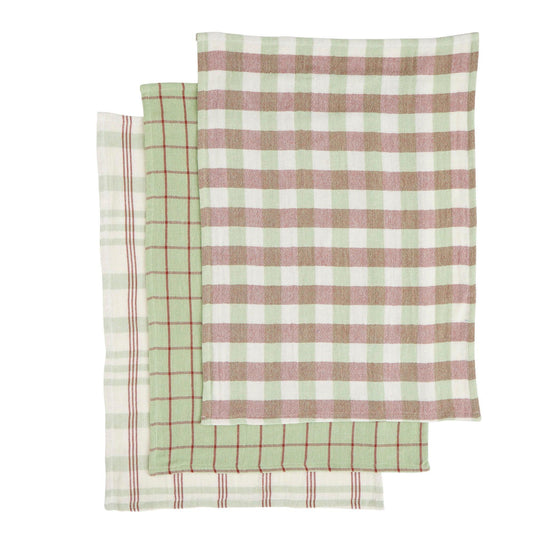 Kit Sage Tea Towels Set of 3