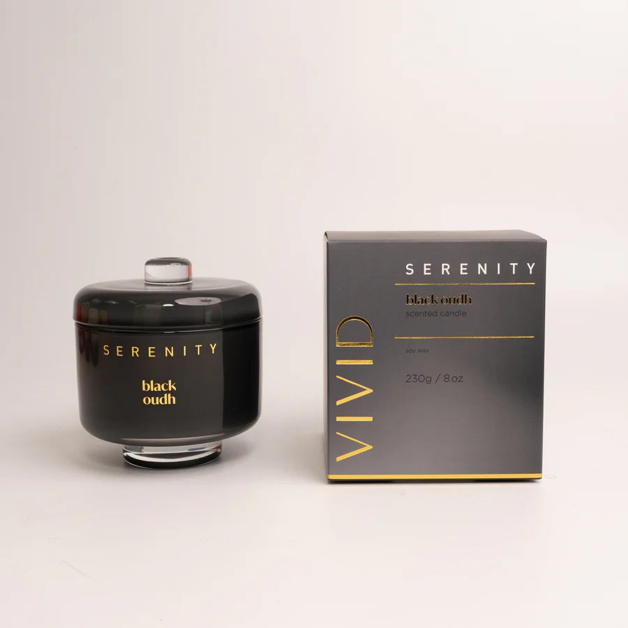 VIVID BLACK OUDH 230G CANDLE